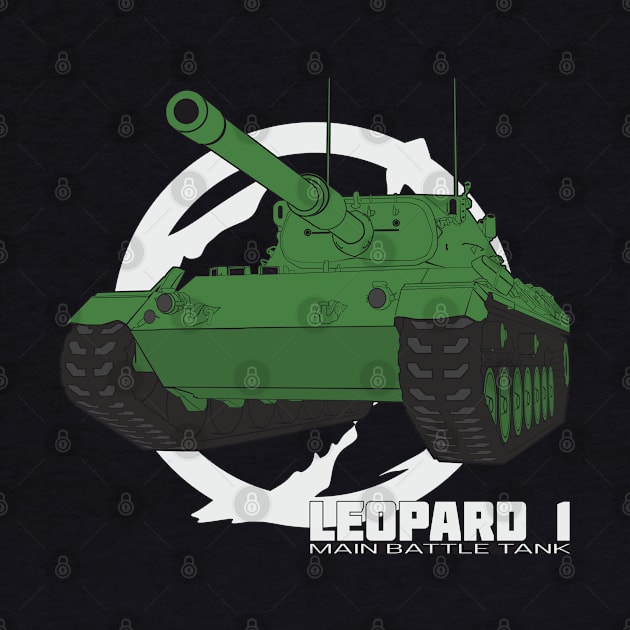 Leopard 1 German main battle tank by FAawRay